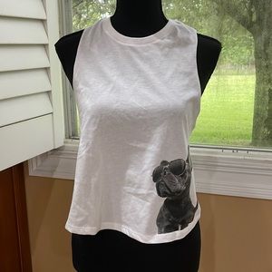 Frenchie Tank by Yoga Lab.